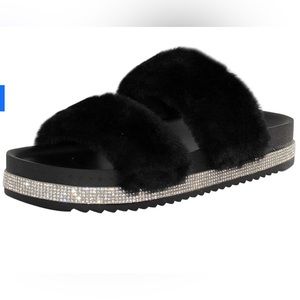 Mudd Rhinestone Slippers